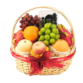 Premium Fresh Fruit Gift Basket