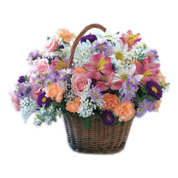 Cesto di Fiori Blooming Extravaganza