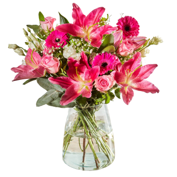 Bouquet Blush en fleurs