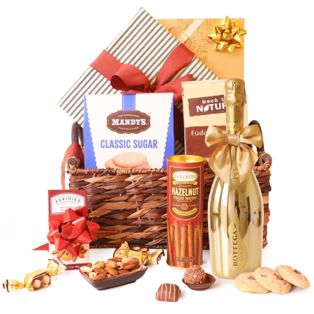 Bottega Bubbles Confections Gift Basket