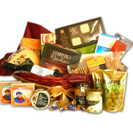 Premium Wine and Cheese Basket