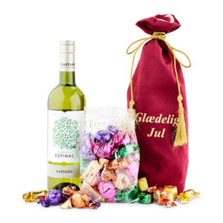Sweet and White Holiday Gift Bag