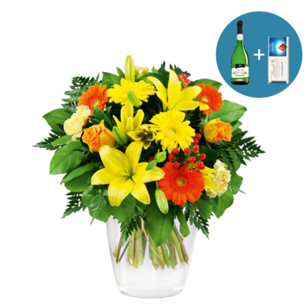 A Vision in Yellow Bouquet