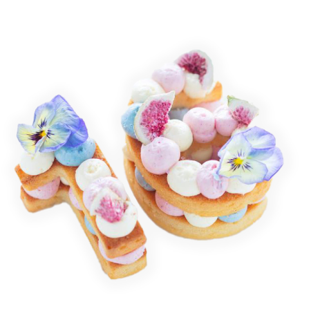 Hip Hip Hooray Number Cake