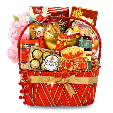 Golden Abundance Gift Basket