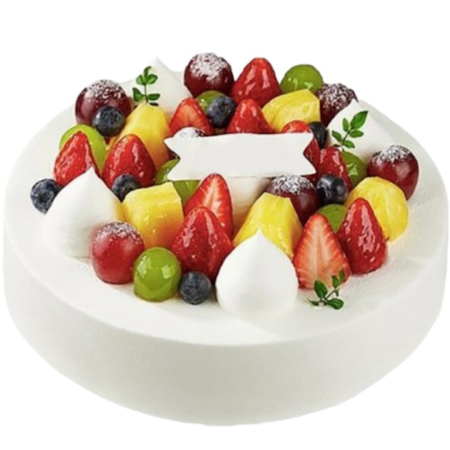 Fruit And Cream Sponge Cake