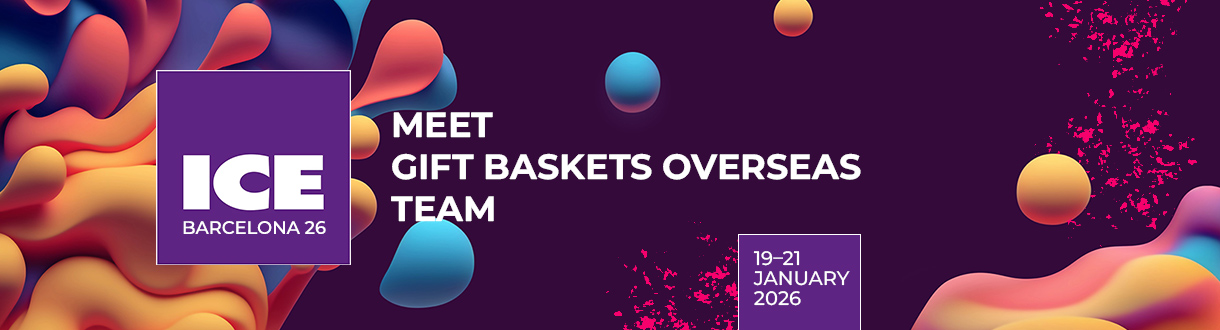 Join Gift Baskets Overseas at ICE Barcelona — January 19–21, 2026!